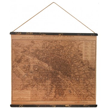 Picture of 42.5X47 FABRIC HANGING MAP