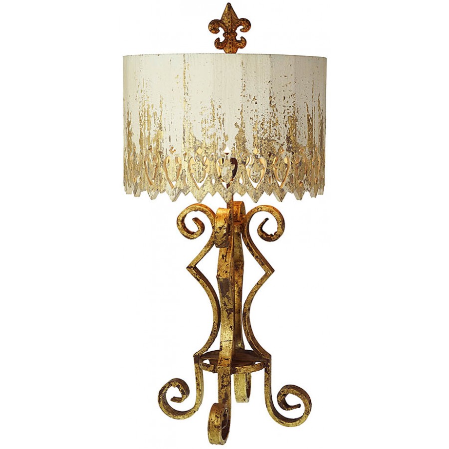 Picture of WOOD SHADE METAL LAMP
